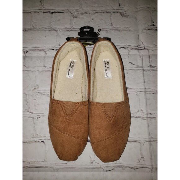 𝅺NWT Ardene Comfort Foam+ Women's Brown Moccasins Size 7 - Picture 1 of 2